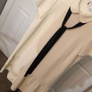Red Valentino front tie dress